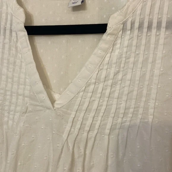 Old Navy, size XXL, white puffy sleeve blouse - Picture 3 of 5